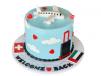 Welcome Back 3D Cake