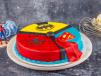 Spider Man With Super Man And Bat Man 3d Cake