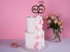 White Pink Wedding Cake 5 Kg