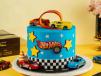 Hot Wheels Theme 3d Cake