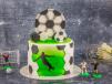 Soccer Design 3d Cake