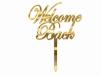 Cake Topper Welcome Back