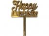 Cake Topper Happy Anniversary