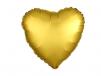 Matte Heart Foil Helium Balloon – Gold