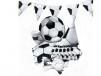Party Sets Football Theme BandW