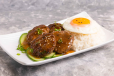 Tteok Galbi Beef and Rice