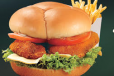 Burger chicken( With Fries )