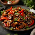 Mushroom Chilli Baby Corn
