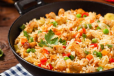 Singapore Chicken Fried Rice