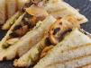 Fresh Mushrooms and Cheese Grill Sandwich