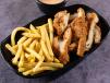 Fried Chicken Strips And Chips