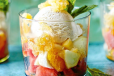 Fruit Salad With Ice Cream M