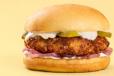 Pickled Fried Chicken Burger