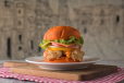 Dynamite Prawns Burger