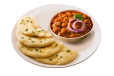 Plain Kulcha With Chole
