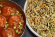 Veg Manchurian With Fried Rice