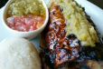 Banku And Grilled Salmon