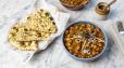 Pindi Cholle with Garlic Naan
