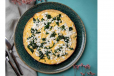 Spinach And Ezine Cheese Omelette