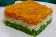 Tri-Colour Baked Rice