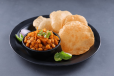 White Chana With Poori
