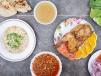 1/2 Roasted Chicken With Rice And Vegetable Meal
