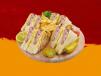 Hotdog Club Sandwich