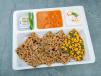 Palak with Corn Paratha