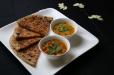 Cheese with Garlic Paratha