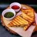 Grilled Schezwan Aloo Sandwich
