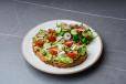 Avocado Toast With Mozzarella And Cherry Tomatoes