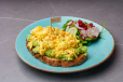 Avocado Toast Scrambled Egg