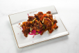 Crispy Chilli Prawn With Indian Tadka