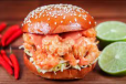Dynamite Prawns burger