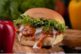 Dynamite chicken burger