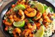 Grilled Prawns With Rice