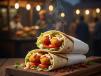 Zinger Prawns Wrap