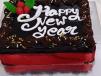 New Year Chocolate Cake Eggless 1 Kg