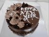 New Year Milk Chocolate Cake Eggless 1 Kg
