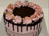Dark Chocolate Strawberry Cake
