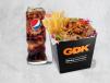 Doner Box Fries and Salad with Drink