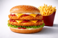 Double Burger Chicken