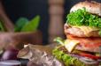 FRESH DOUBLE CHICKEN BURGER
