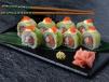 Smoked Salmon Avocado Maki Sushi