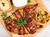 Grilled Chicken With Appetizers