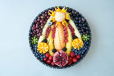 Colorful Cut Fruits platter
