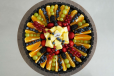 Orange and Grapes Round Platter