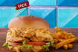 PERi-Cheese Chicken Burger + 1 Regular Side