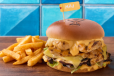 Mighty Chicken and Mushroom Burger + 1 Regular Side