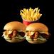 Crab Shrimp Sliders W/ Fries